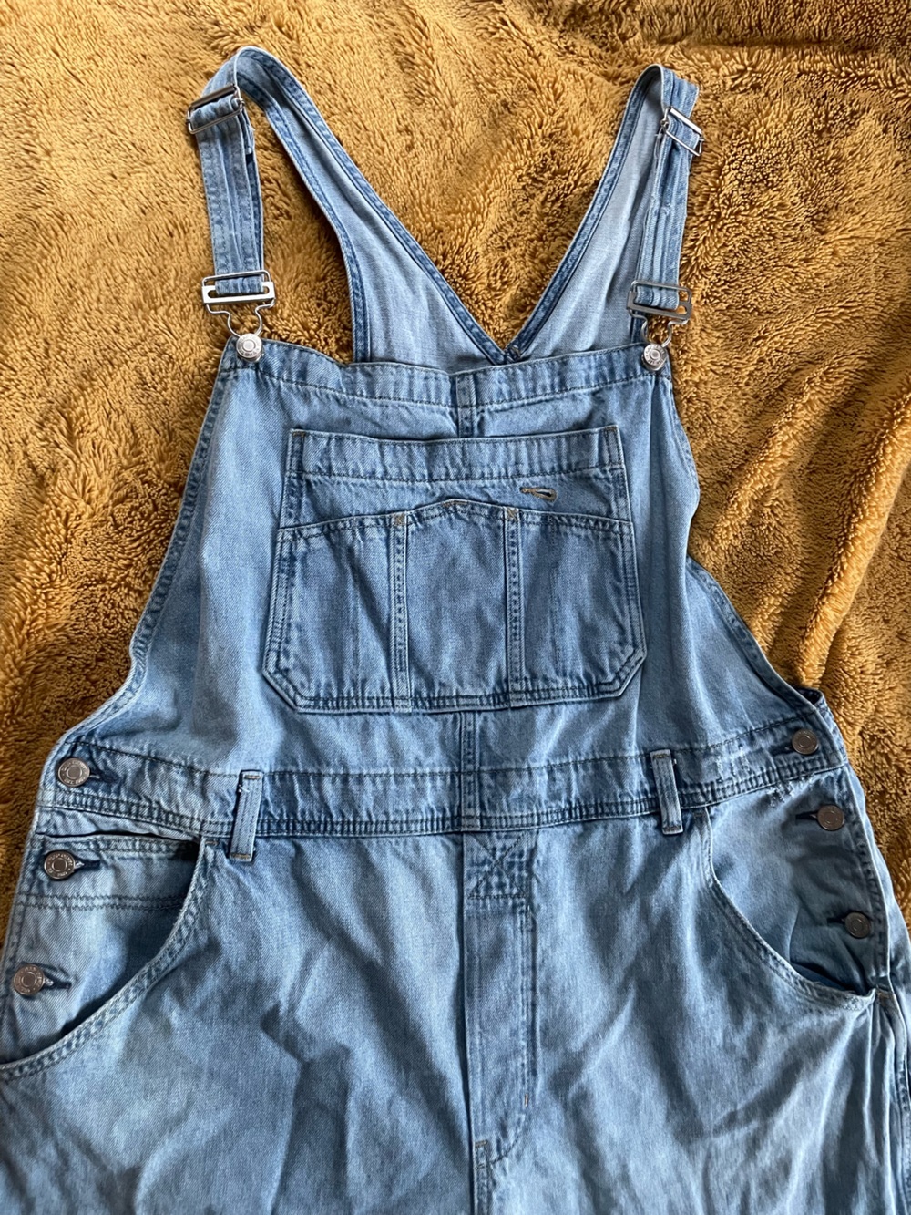 GAP Light Blue Denim Women's Overalls - Picture 3 of 9